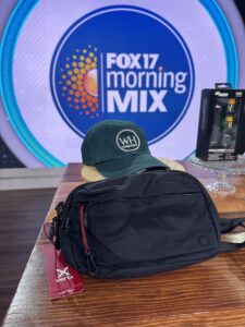 Vertx Fanny on the FOX 17 set
